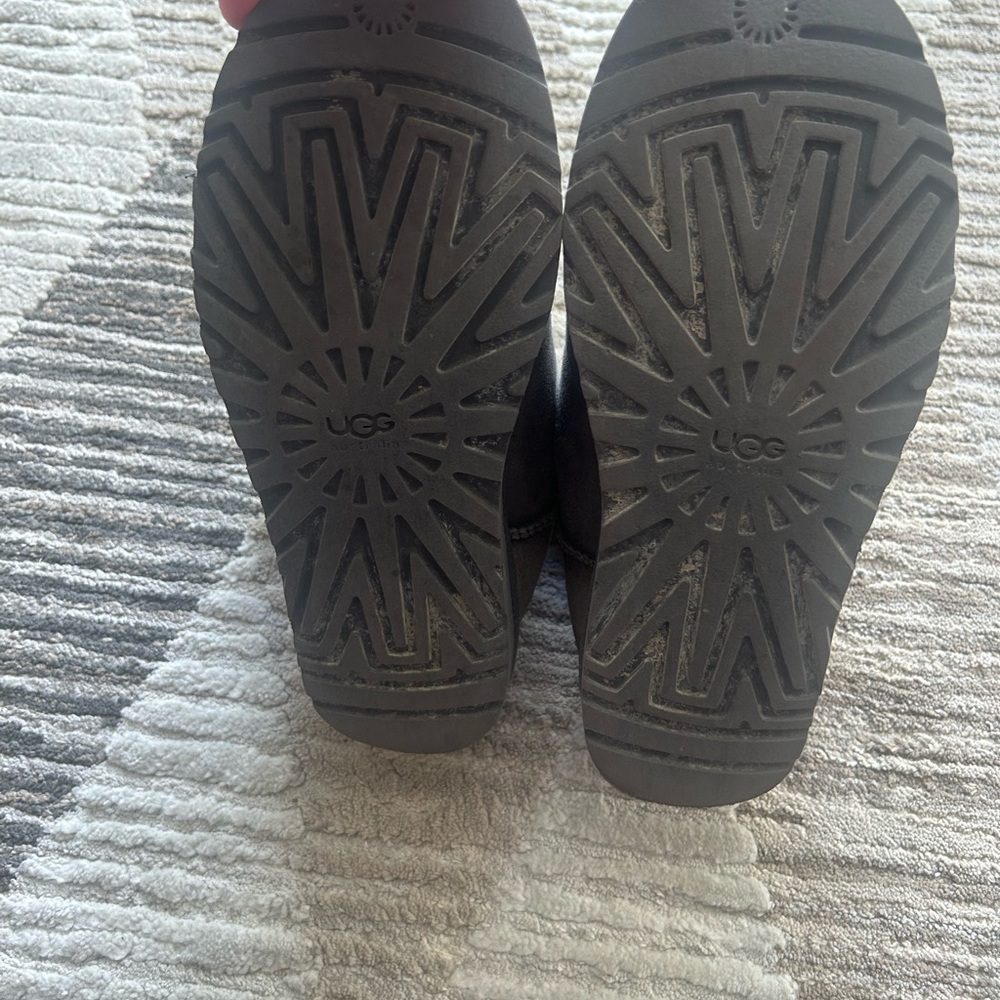 Ugg Gray Shearling Button Boots - image 2